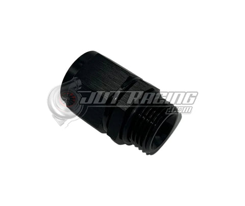 JDT Racing 8AN Male ORB w/ O-Ring to 8AN Female AN Fitting Adapter, Black