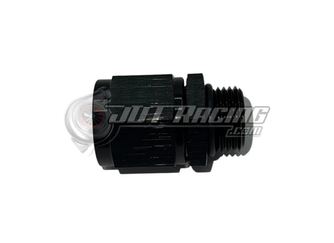 JDT Racing 8AN Male ORB w/ O-Ring to 10AN Female AN Fitting Adapter, Black