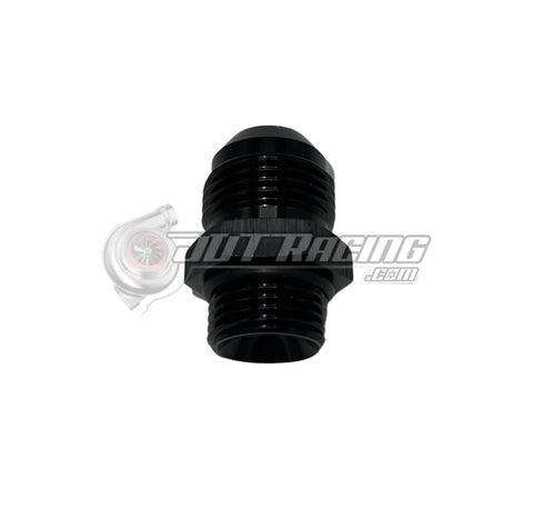 JDT Racing 10AN Male to 8AN Male ORB w/ O-Ring AN Fitting Adapter, Black