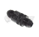 AN8 8AN Male One Way Check Valve for E85 Gasoline Black Anodized CNC Aluminum