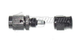 AN3 3AN Straight PTFE Teflon Swivel Hose End Fitting Adapter Black E85 QUALITY!