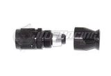 AN6 6AN Straight PTFE Teflon Swivel Hose End Fitting Adapter Black E85 QUALITY!