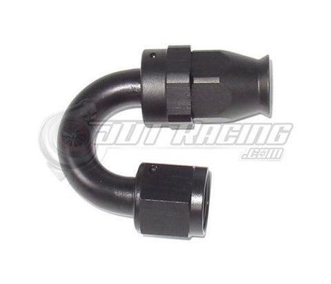 AN8 8AN 180 Degree PTFE Teflon Swivel Hose End Fitting Adapter Black E85 QUALITY
