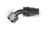 AN8 8AN 45 Degree PTFE Teflon Swivel Hose End Fitting Adapter Black E85 QUALITY!