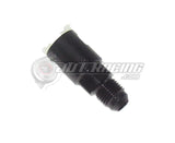 -6AN AN6 Fuel Adapter Fitting to 3/8 GM Quick Connect LS W/ Clip Female BLACK