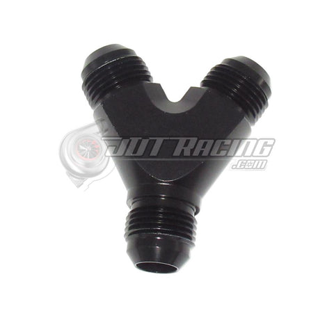 10AN AN10 Y Fuel Block Fitting Adapter Junction 10/10/10 T -10/-10/-10 Black CNC