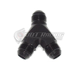 10AN AN10 Y Fuel Block Fitting Adapter Junction 10/10/10 T -10/-10/-10 Black CNC