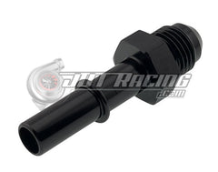 JDT Racing 6AN Male to 3/8" Male GM EFI Quick Connect Straight Fuel Adapter Fitting Black