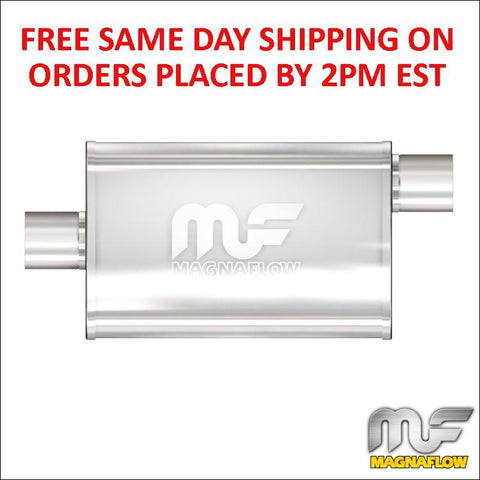 2.5" O/C - 4x9 Oval 14" Body MagnaFlow Muffler SS Stainless Steel 11226