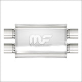 2.25" Magnaflow Performance Muffler Dual/Dual 4x9x14 Oval Satin Stainless 11385