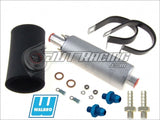 Walbro GSL391 190lph Inline External Fuel Pump & 400-939 Install Kit & (2x) 6AN Fittings